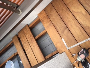 ウッドデッキ②
